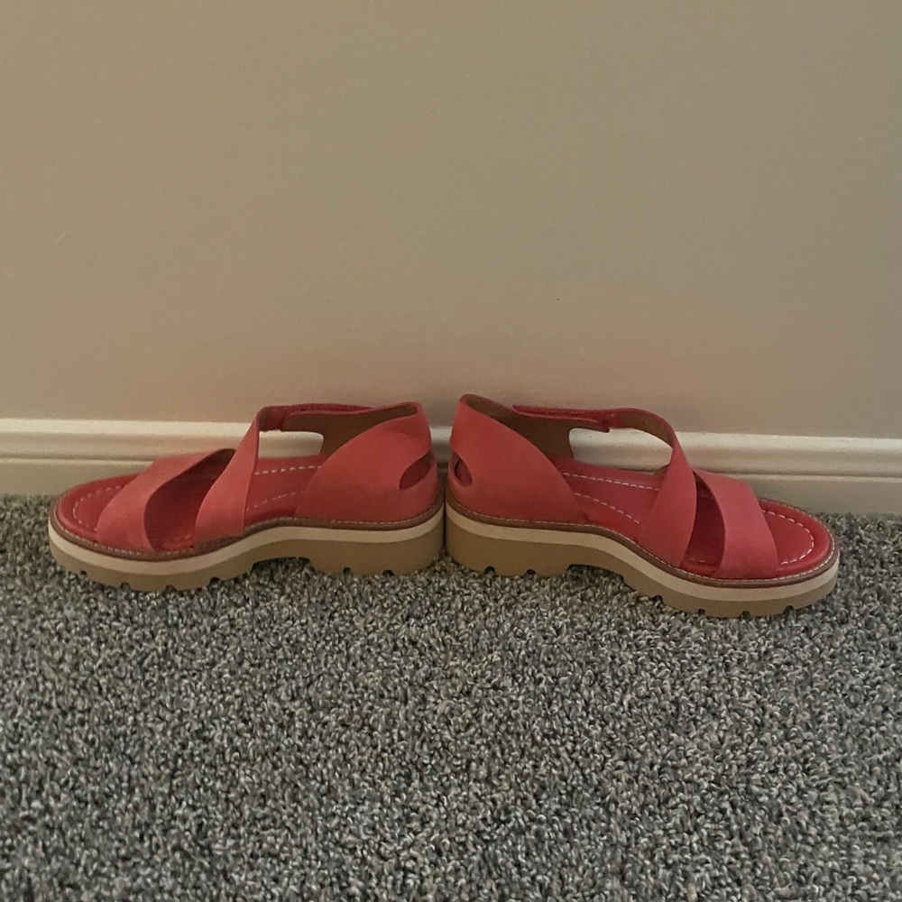 Women's Red Sandals - Picture 2 of 6